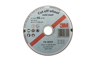 3M CUT OFF WHEEL DISCHI DA TAGLIO mild steel 3M CUT OFF WHEEL DISCHI DA TAGLIO mild steel