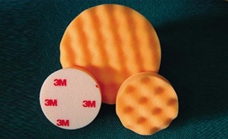 3M TAMPONE ARANCIO ONDULATO 76 e 130mm