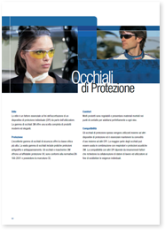 Catalogo occhiali di protezione
